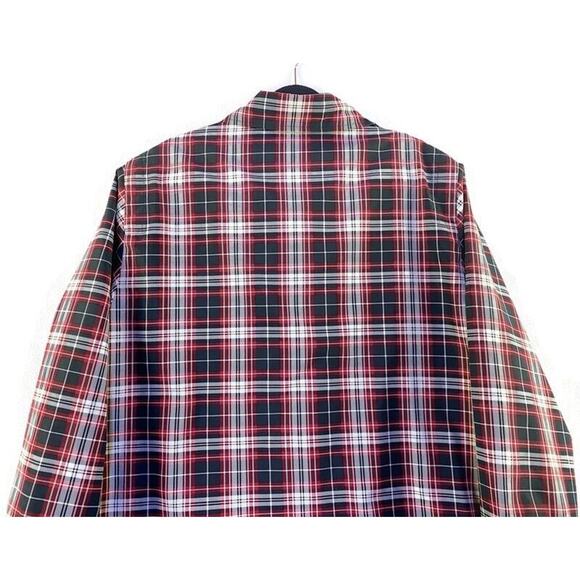 Catalina Windbreaker Jacket Women's Extra Large Red Plaid Lined - Picture 7 of 9